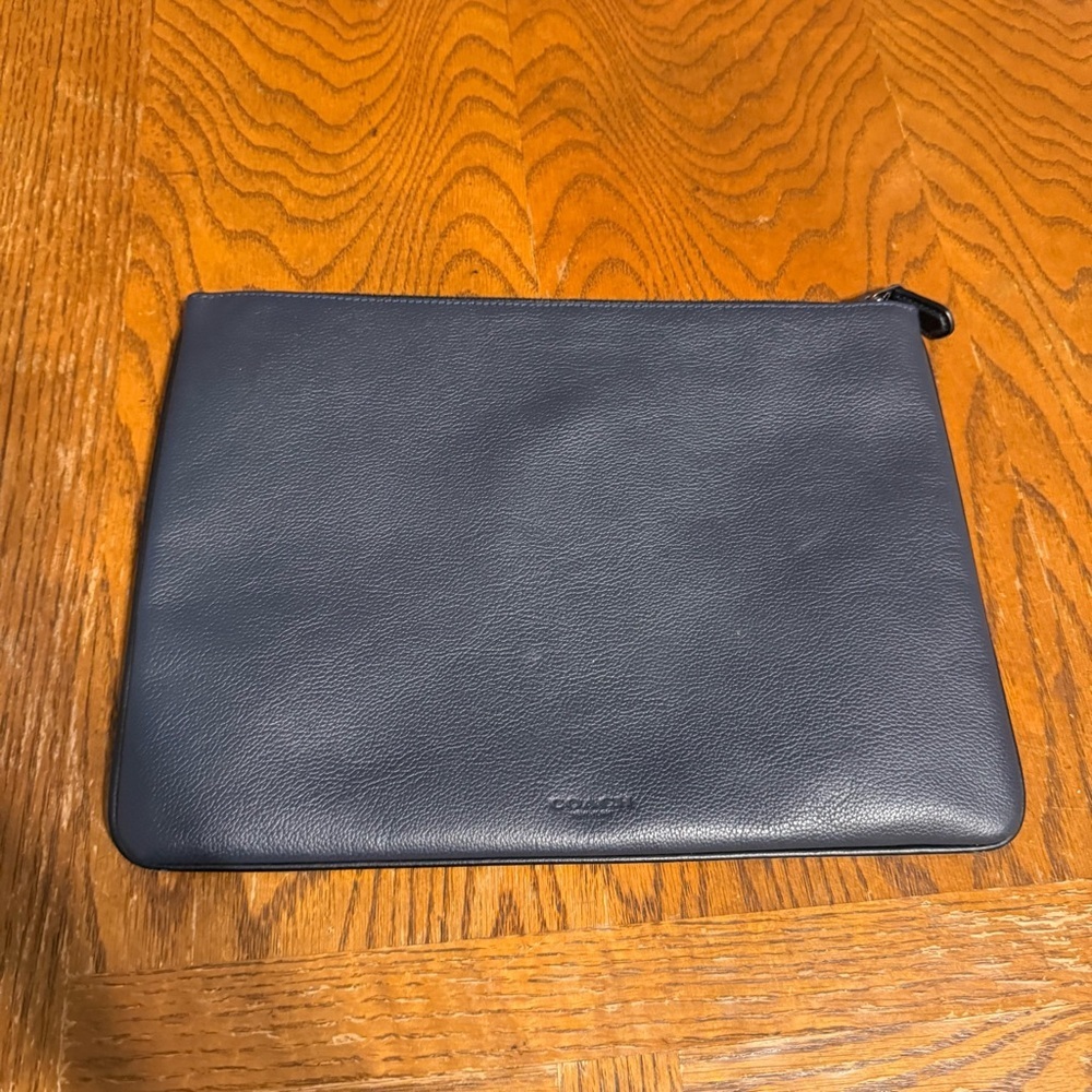 COACH x Atari Centipede Leather Large Pouch Clutch - Picture 11 of 14